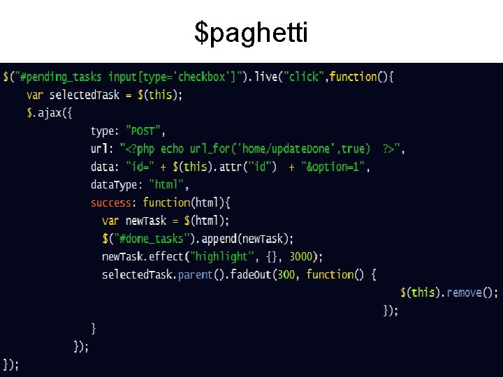 $paghetti $paghetti