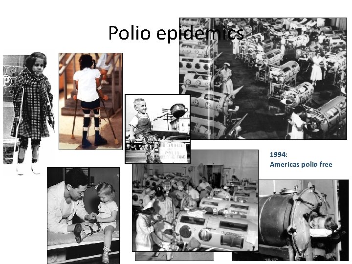 Polio epidemics 1994: Americas polio free 