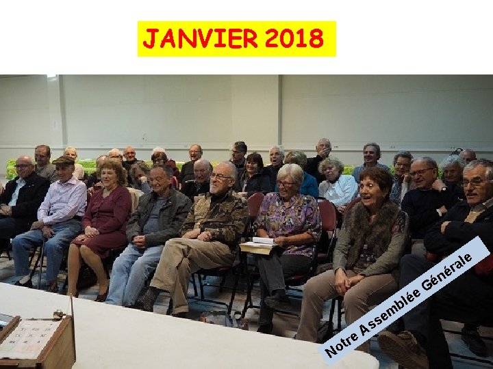 JANVIER 2018 le n a ér m bl e ss No A e tr