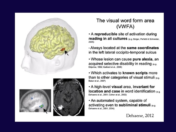 Dehaene, 2012 