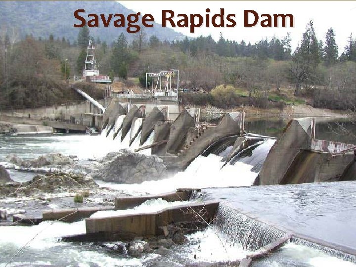 Savage Rapids Dam 