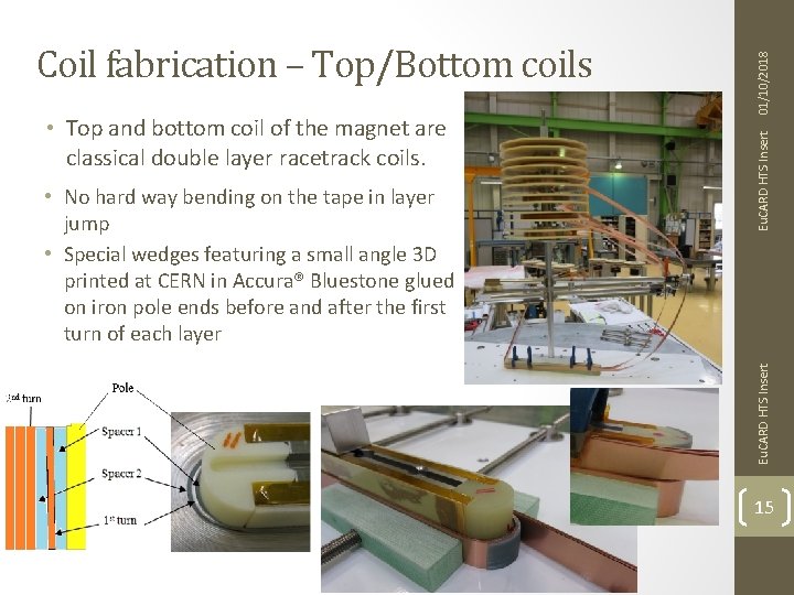  • No hard way bending on the tape in layer jump • Special