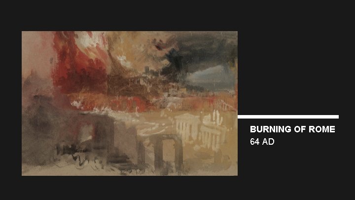 BURNING OF ROME 64 AD 