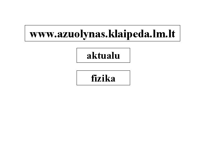 www. azuolynas. klaipeda. lm. lt aktualu fizika 