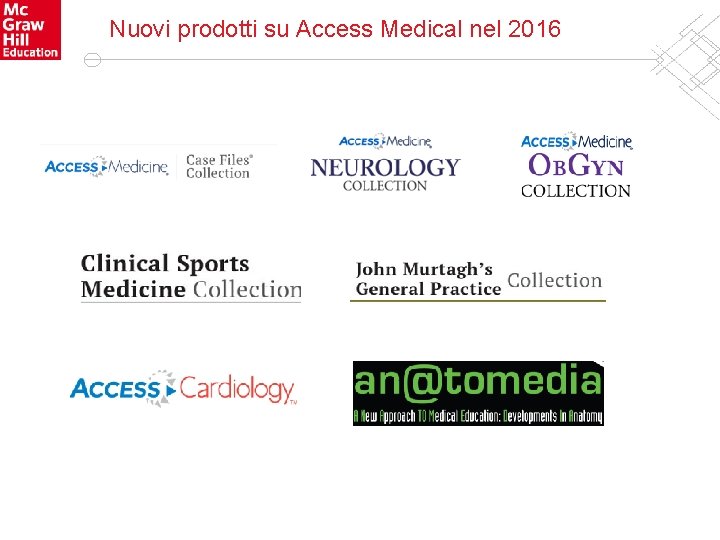 Nuovi prodotti su Access Medical nel 2016 Nuovi prodotti su Access Medical nel 2016