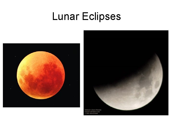 Lunar Eclipses 