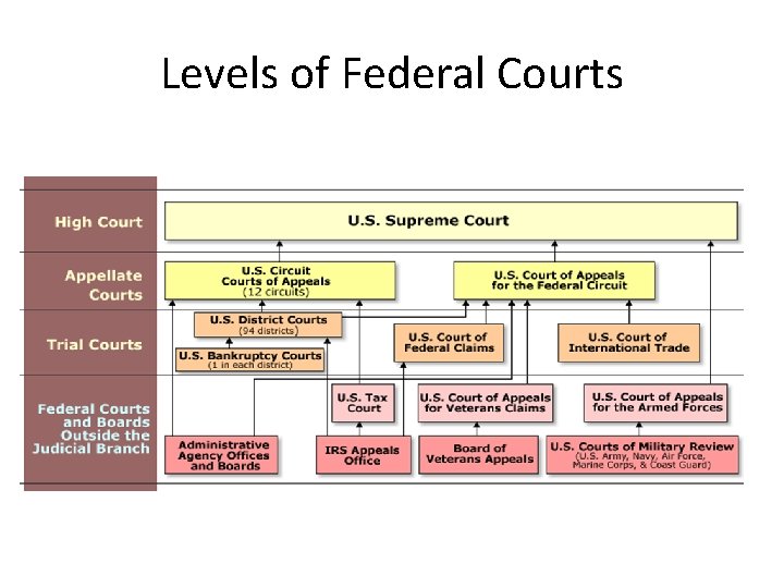 Levels of Federal Courts 