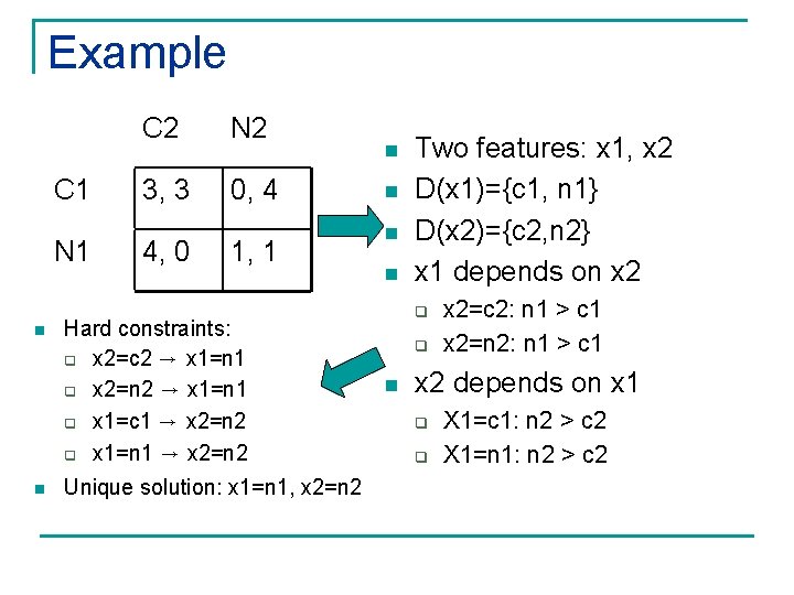 Example C 1 N 1 n n C 2 N 2 3, 3 0,