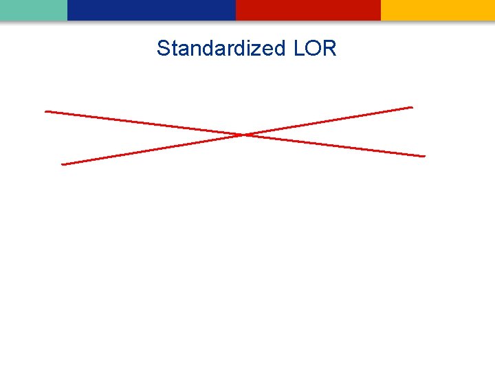 Standardized LOR 