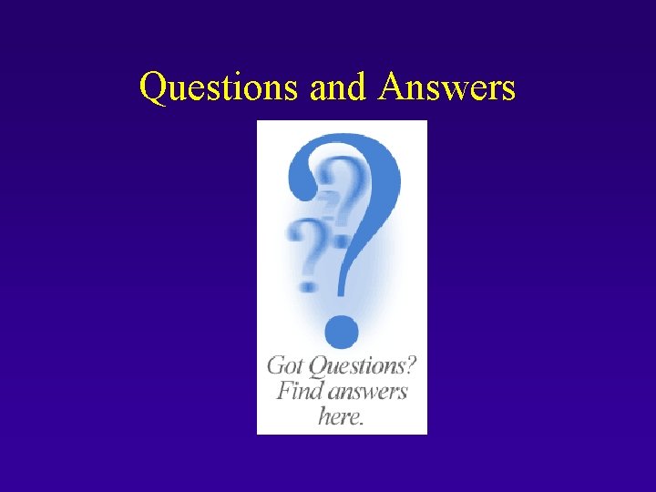 Questions and Answers 