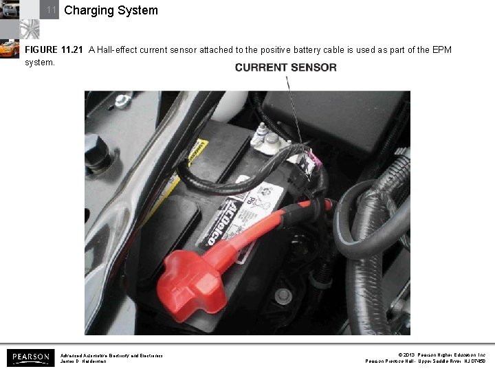 11 Charging System FIGURE 11. 21 A Hall-effect current sensor attached to the positive