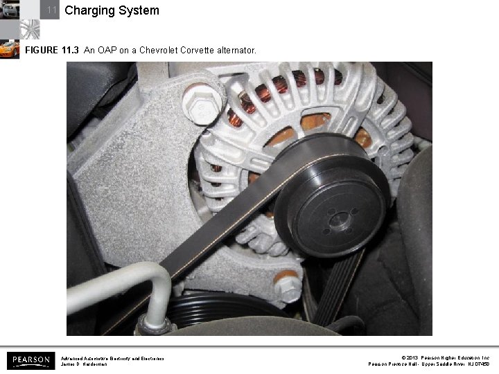 11 Charging System FIGURE 11. 3 An OAP on a Chevrolet Corvette alternator. Advanced
