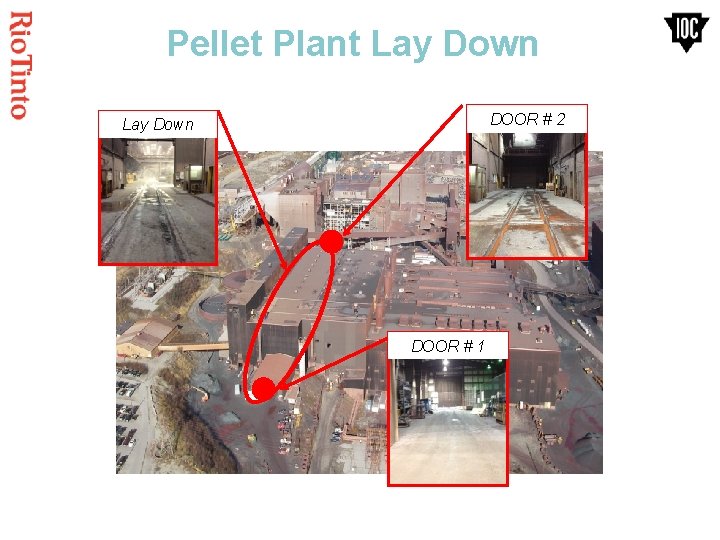 Pellet Plant Lay Down DOOR # 2 Lay Down DOOR # 1 
