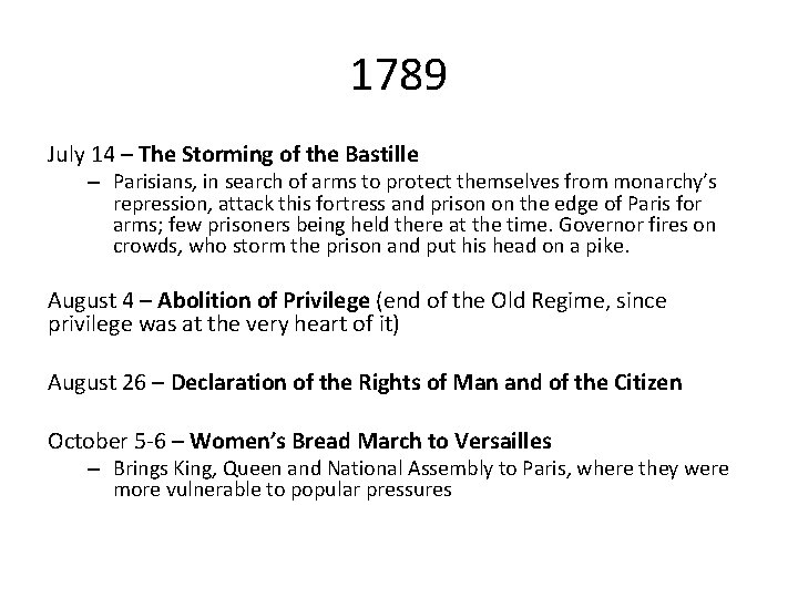 1789 July 14 – The Storming of the Bastille – Parisians, in search of