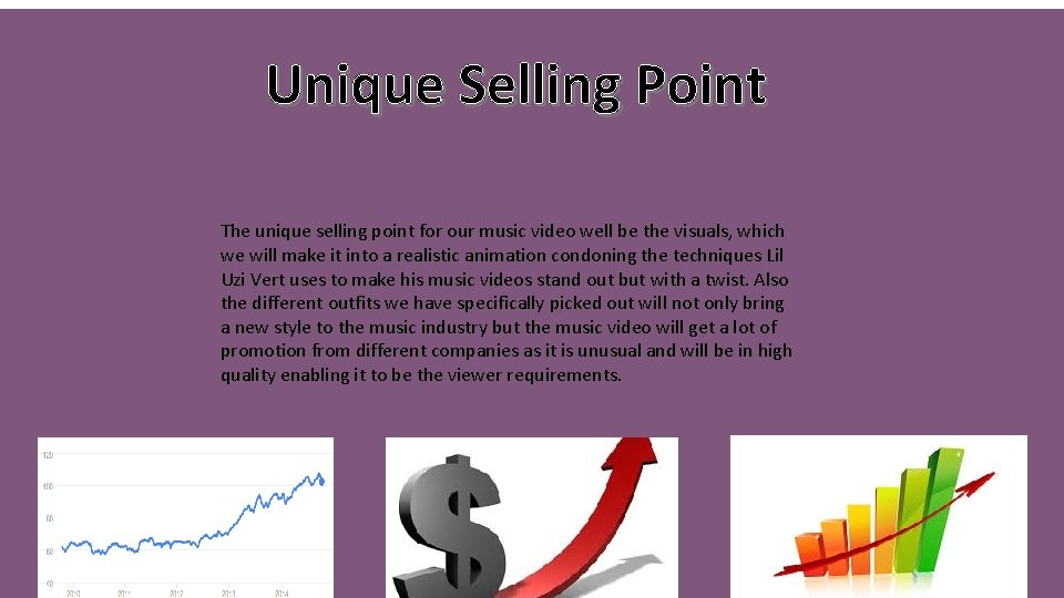 Unique Selling Point The unique selling point for our music video well be the Unique Selling Point The unique selling point for our music video well be the