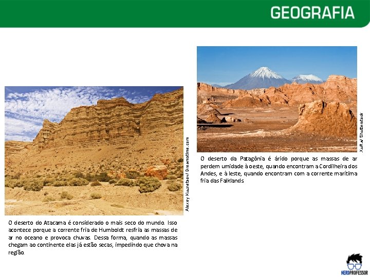 Xu. Ra/ Shutterstock Alexey Kuznetsov/ Dreamstime. com O deserto do Atacama é considerado o Xu. Ra/ Shutterstock Alexey Kuznetsov/ Dreamstime. com O deserto do Atacama é considerado o