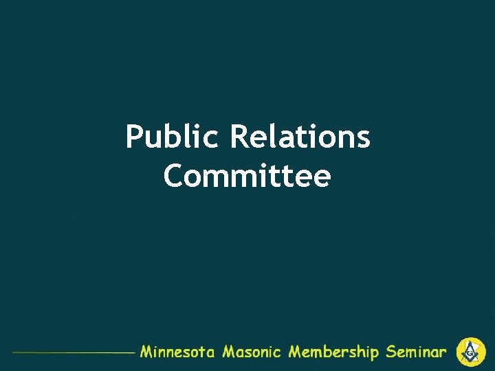 Public Relations Committee 
