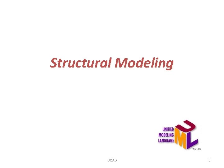 Structural Modeling OOAD 3 