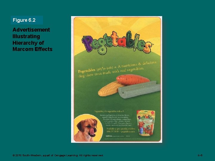 Figure 6. 2 Advertisement Illustrating Hierarchy of Marcom Effects © 2010 South-Western, a part