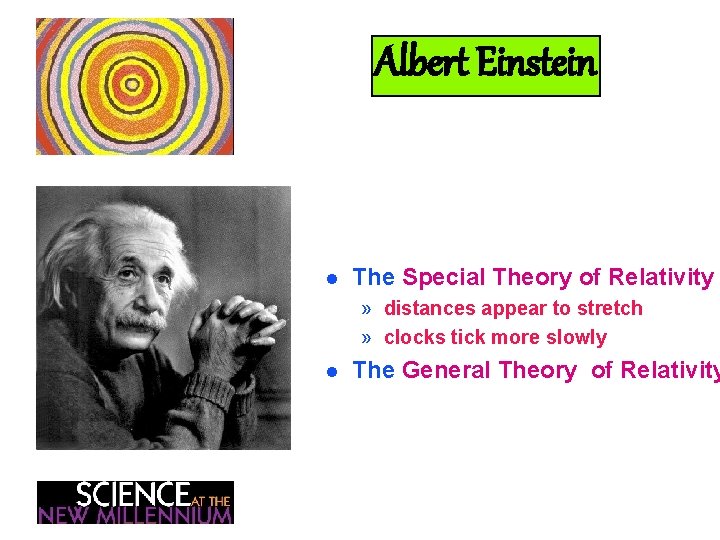 Albert Einstein l The Special Theory of Relativity » distances appear to stretch »