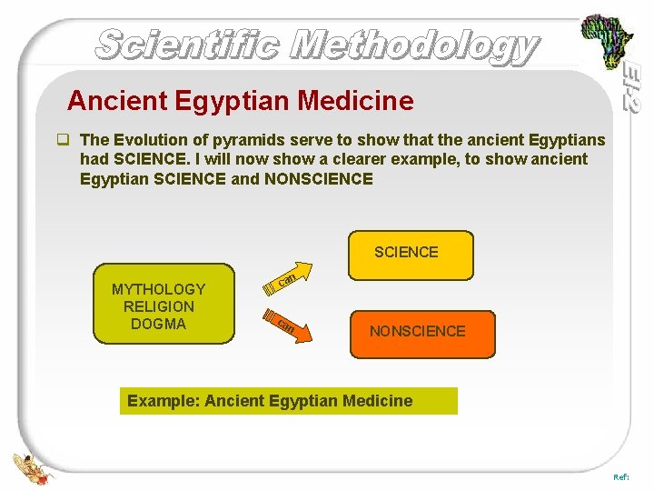 Ancient Egyptian Medicine q The Evolution of pyramids serve to show that the ancient
