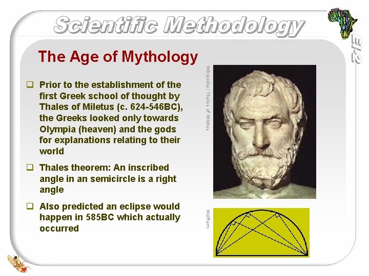 The Age of Mythology Wikipedia: Thalus of Miletus q Prior to the establishment of