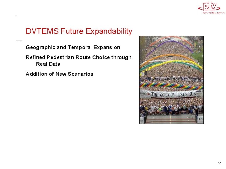 DVTEMS Future Expandability Geographic and Temporal Expansion Refined Pedestrian Route Choice through Real Data DVTEMS Future Expandability Geographic and Temporal Expansion Refined Pedestrian Route Choice through Real Data