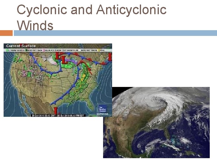 Cyclonic and Anticyclonic Winds 