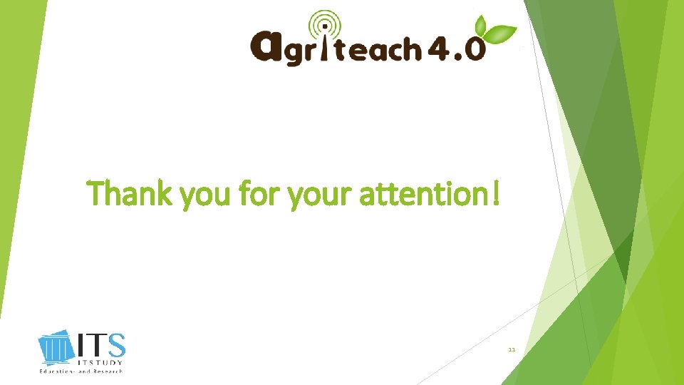 Thank you for your attention! 11 Thank you for your attention! 11