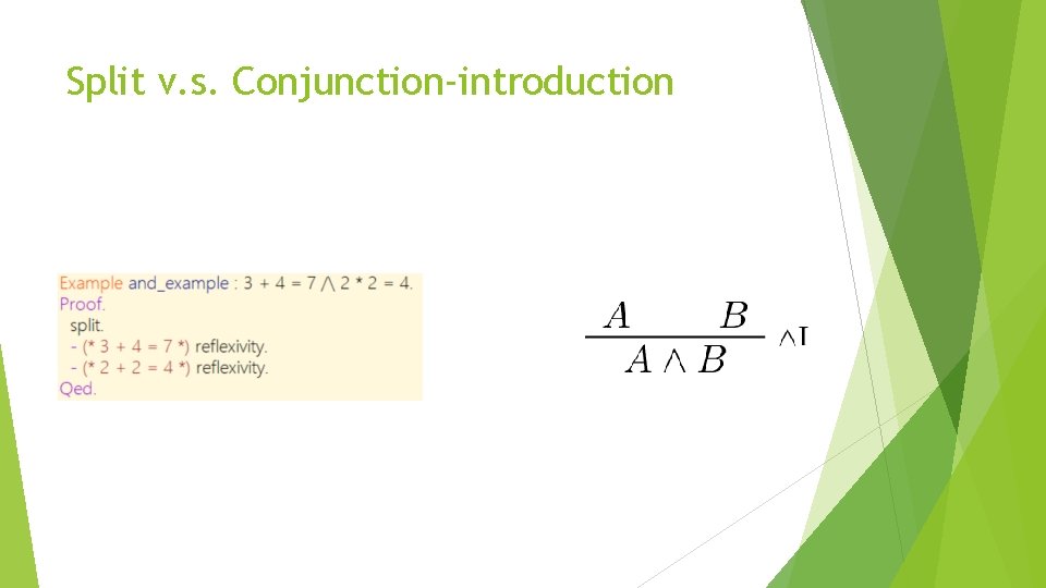 Split v. s. Conjunction-introduction 