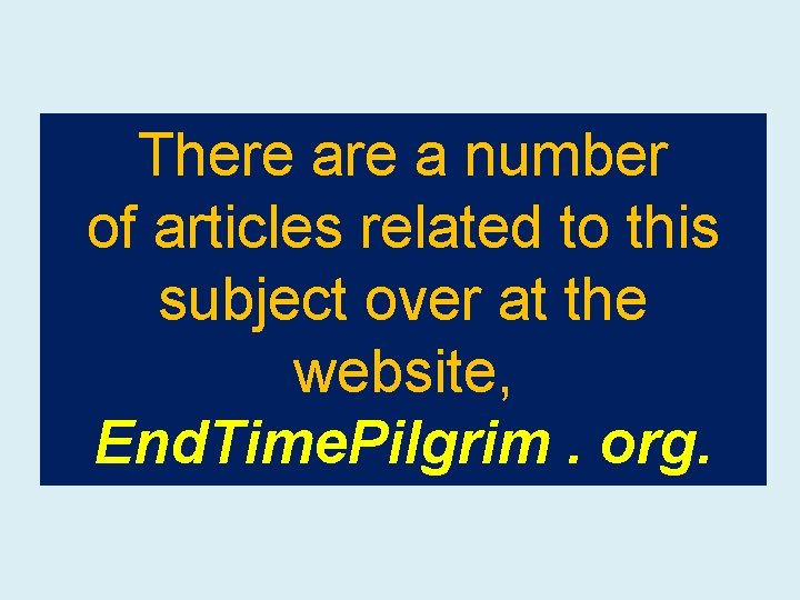 There a number of articles related to this subject over at the website, End.