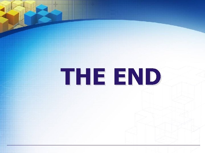 THE END 