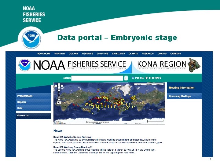 Data portal – Embryonic stage 7 