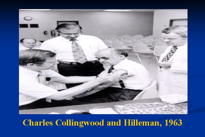 Charles Collingwood and Hilleman, 1963 