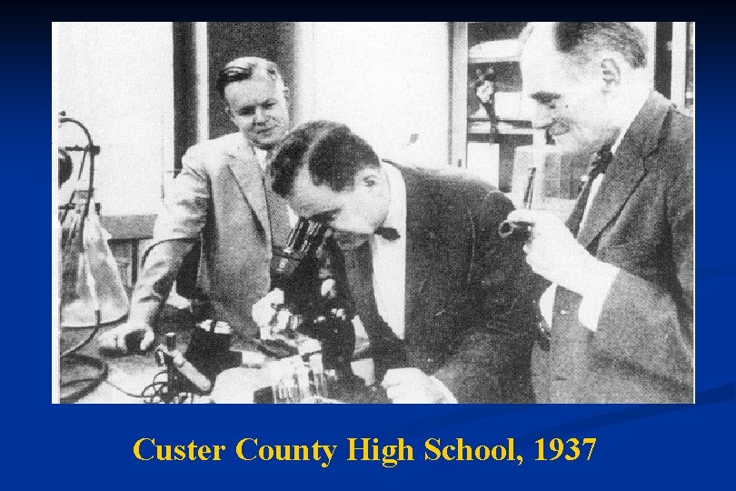 Custer County High School, 1937 