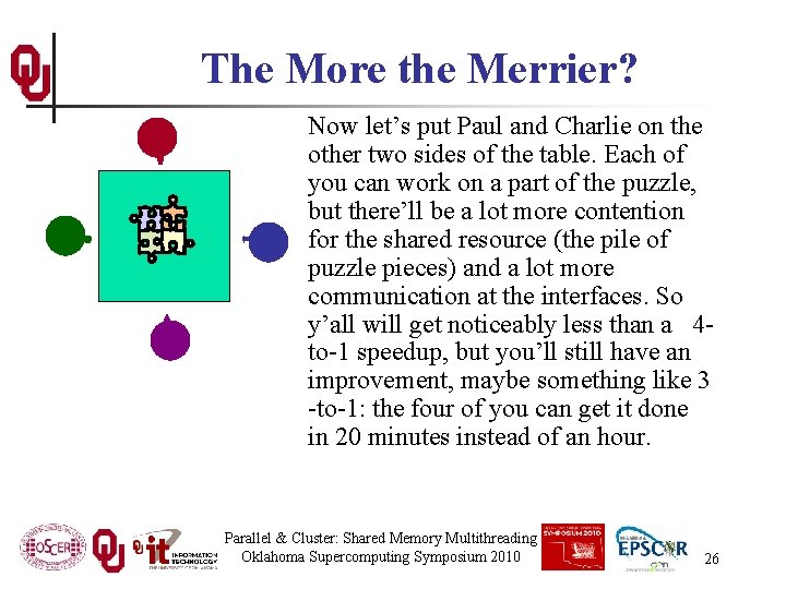 The More the Merrier? Now let’s put Paul and Charlie on the other two