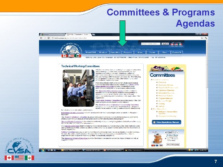 Committees & Programs Agendas 7 Committees & Programs Agendas 7