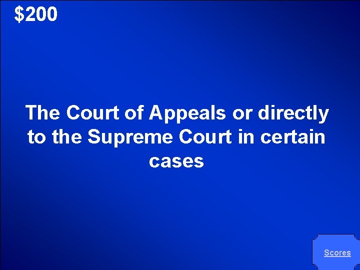 © Mark E. Damon - All Rights Reserved $200 The Court of Appeals or © Mark E. Damon - All Rights Reserved $200 The Court of Appeals or