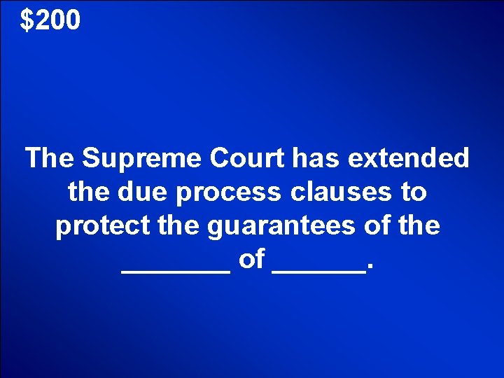 © Mark E. Damon - All Rights Reserved $200 The Supreme Court has extended © Mark E. Damon - All Rights Reserved $200 The Supreme Court has extended