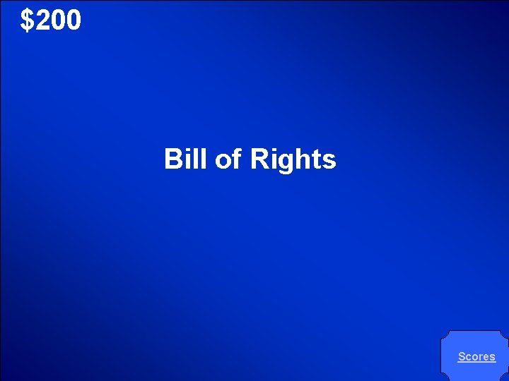 © Mark E. Damon - All Rights Reserved $200 Bill of Rights Scores © Mark E. Damon - All Rights Reserved $200 Bill of Rights Scores