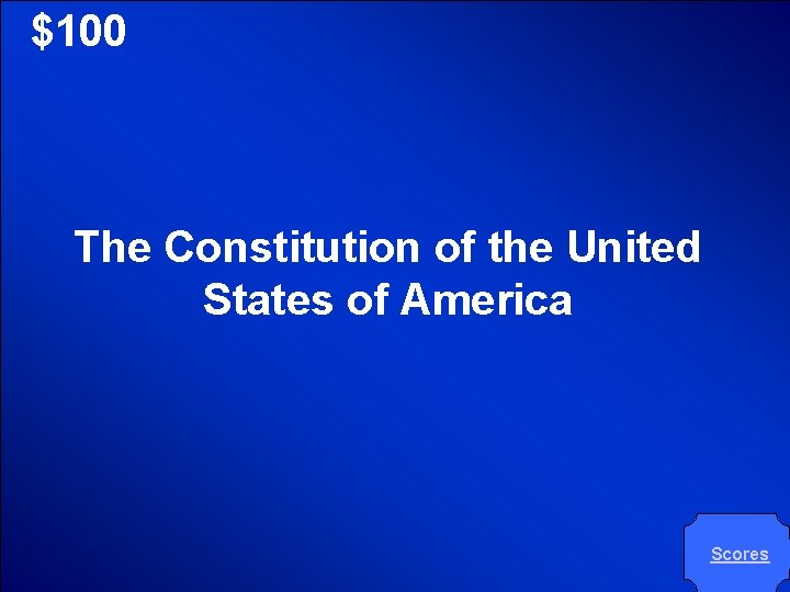 © Mark E. Damon - All Rights Reserved $100 The Constitution of the United © Mark E. Damon - All Rights Reserved $100 The Constitution of the United