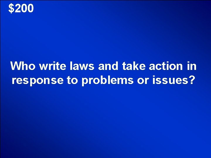 © Mark E. Damon - All Rights Reserved $200 Who write laws and take © Mark E. Damon - All Rights Reserved $200 Who write laws and take