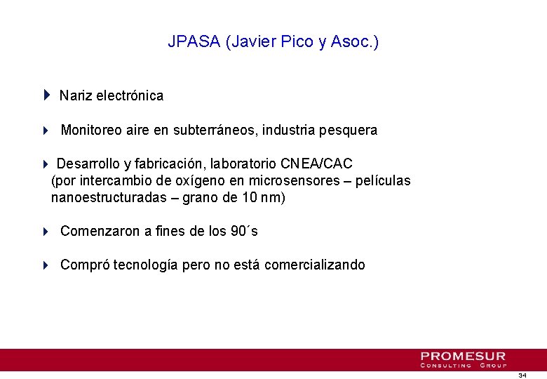 JPASA (Javier Pico y Asoc. ) 4 Nariz electrónica 4 Monitoreo aire en subterráneos, JPASA (Javier Pico y Asoc. ) 4 Nariz electrónica 4 Monitoreo aire en subterráneos,