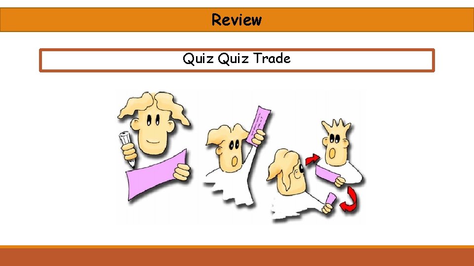Review Quiz Trade 