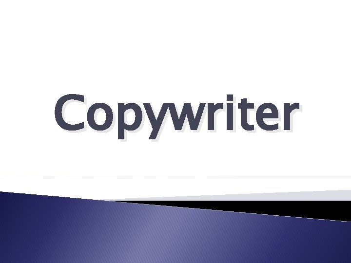 Copywriter 