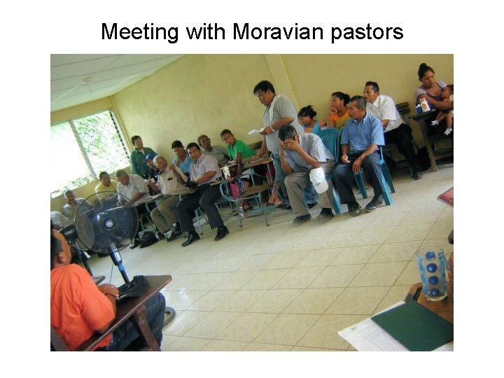 Meeting with Moravian pastors 