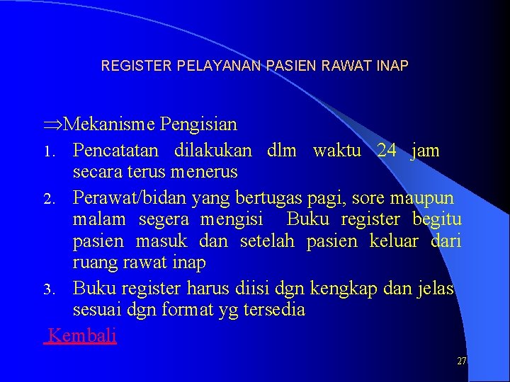 INDEK DAN REGISTER 1 Indeks Pengertian umum Merupakan