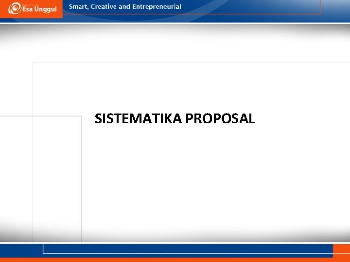 SISTEMATIKA PROPOSAL 