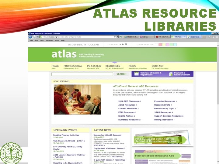 ATLAS RESOURCE LIBRARIES 