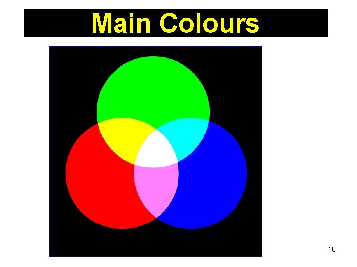 Main Colours 10 Main Colours 10